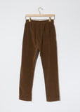 Velvet Basic Trousers — Caramel