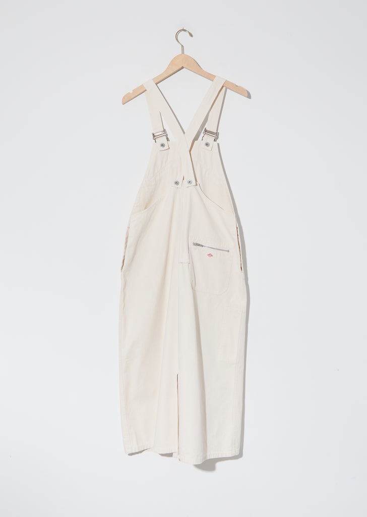 Cotton Serge Overall Dress