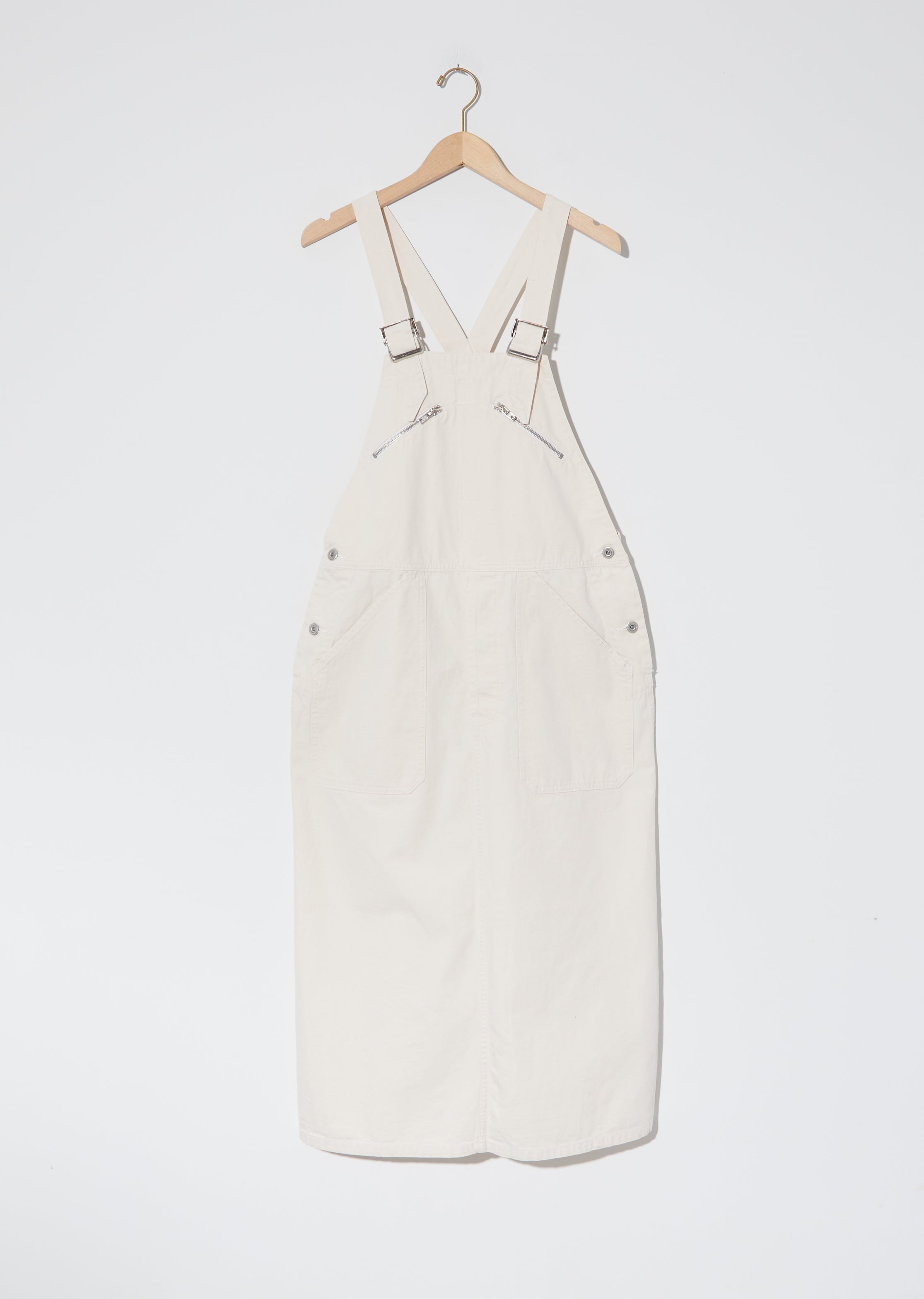 Cotton Serge Overall Dress La Garonne Cotton Serge Overall Dress La Garonne