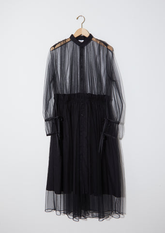 Tulle Shirt Dress