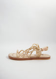 Corded Open Sandals — Naturale
