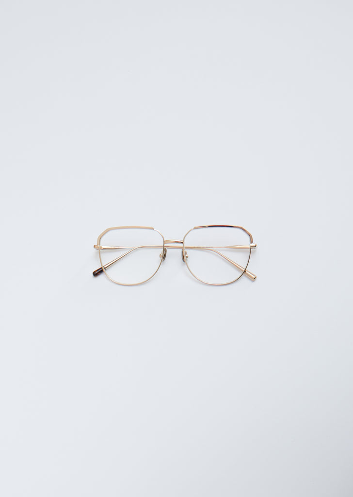 Glasses 024 — Gold / Clear