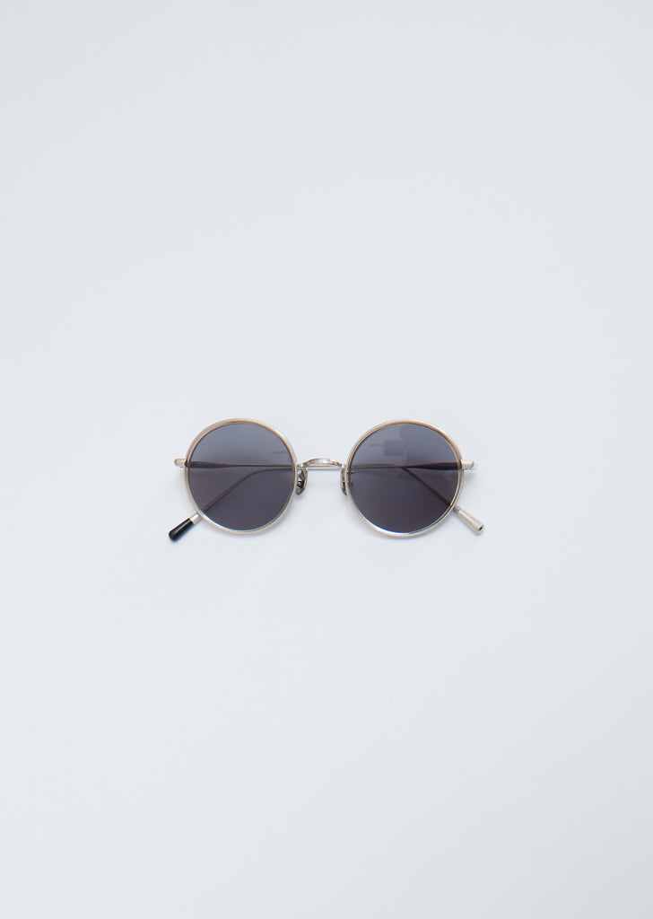 Sunglasses 027 — Silver Mat - C. BRN Grad / GRY