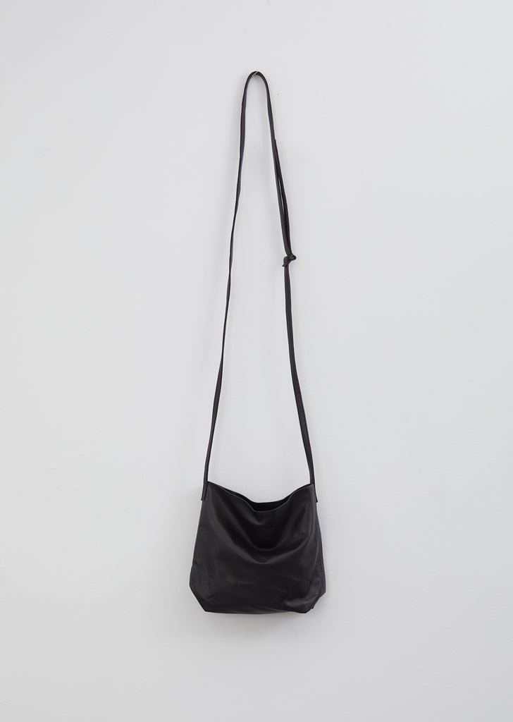 Medium Leather Bag — Fulton Black