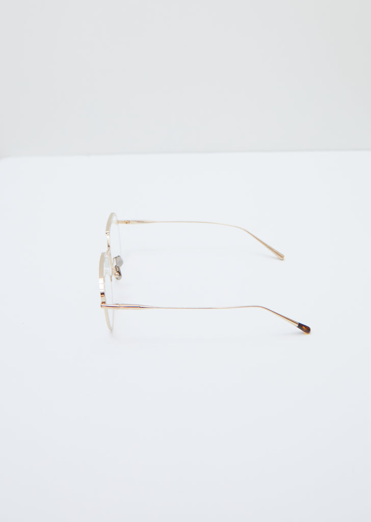 Glasses 024 — Gold / Clear