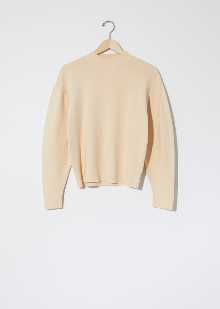 Mock Neck Sweater — Butter