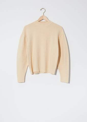 Mock Neck Sweater — Butter