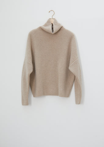 Roscana Cashmere Rib Turtleneck