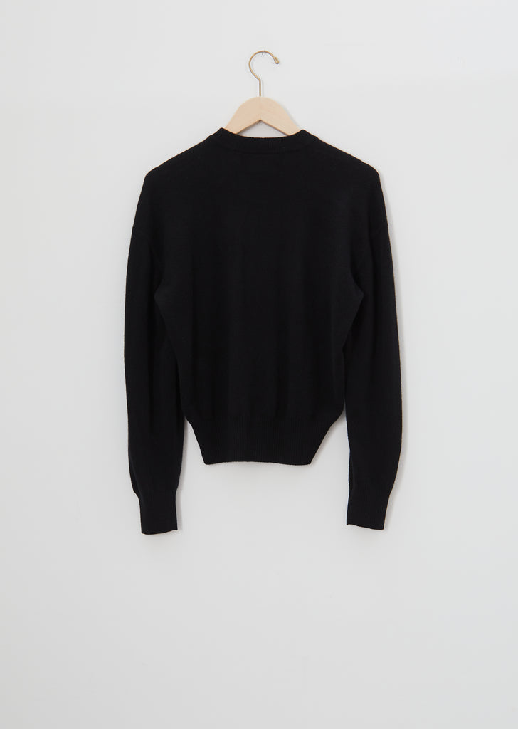 Arutua Cashmere Pullover — Black