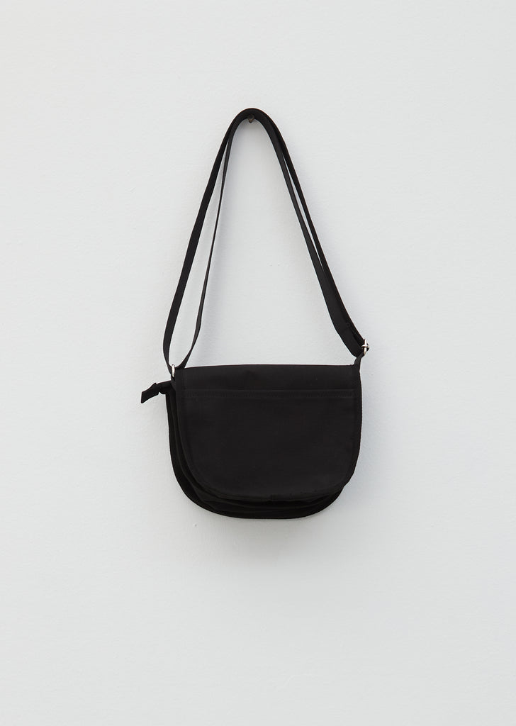 Canvas Crossbody Bag — Black