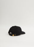 Cotton Twill Baseball Cap — Black