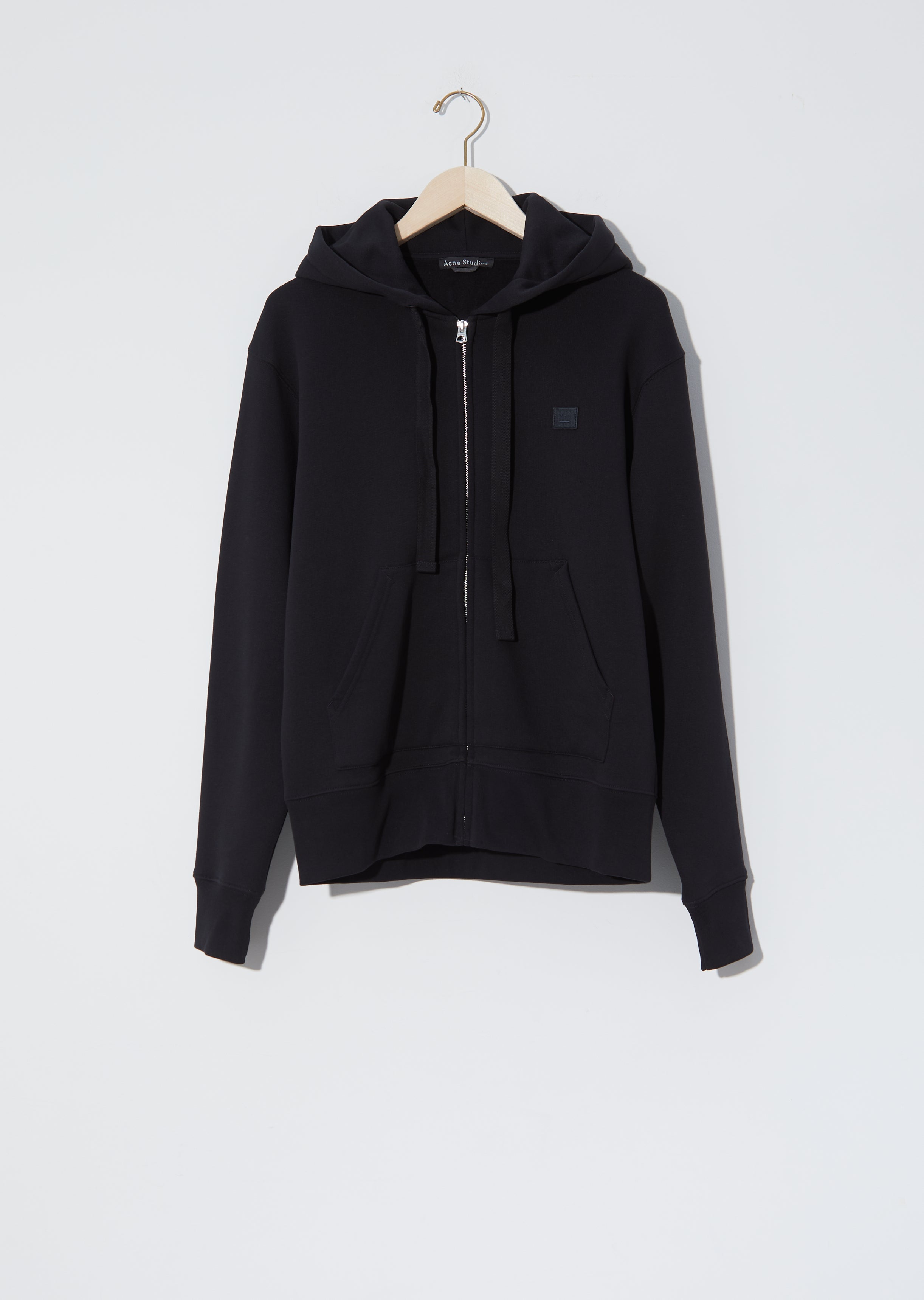 Unisex Ferris Zip Face Hoodie — Black – La Garçonne