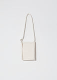 Washed Canvas Shoulder, Small — White