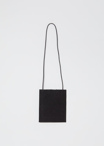 Washed Canvas Pochette — Black