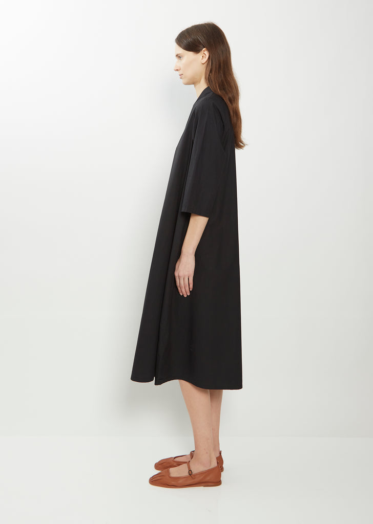 Elba Cotton Dress — Black
