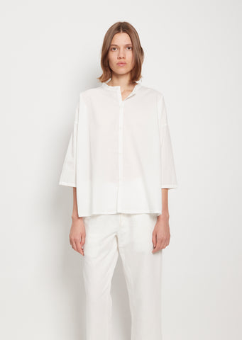 Cotton Ghost Shirt — Winter White