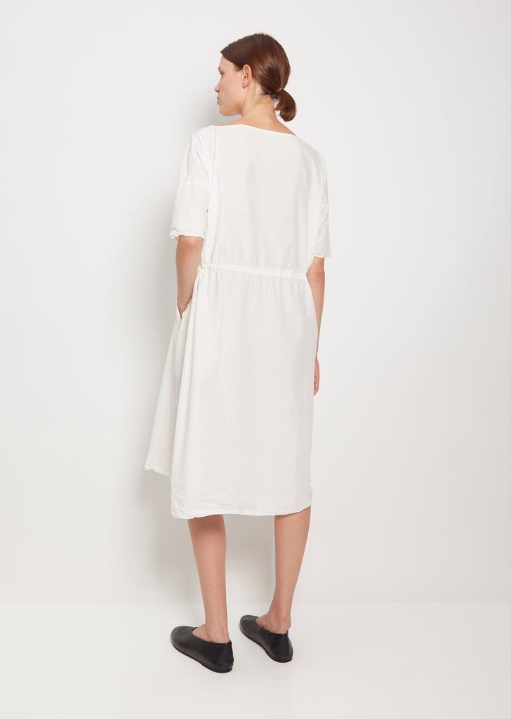 Tissue Cotton Oversized Dress — Milk