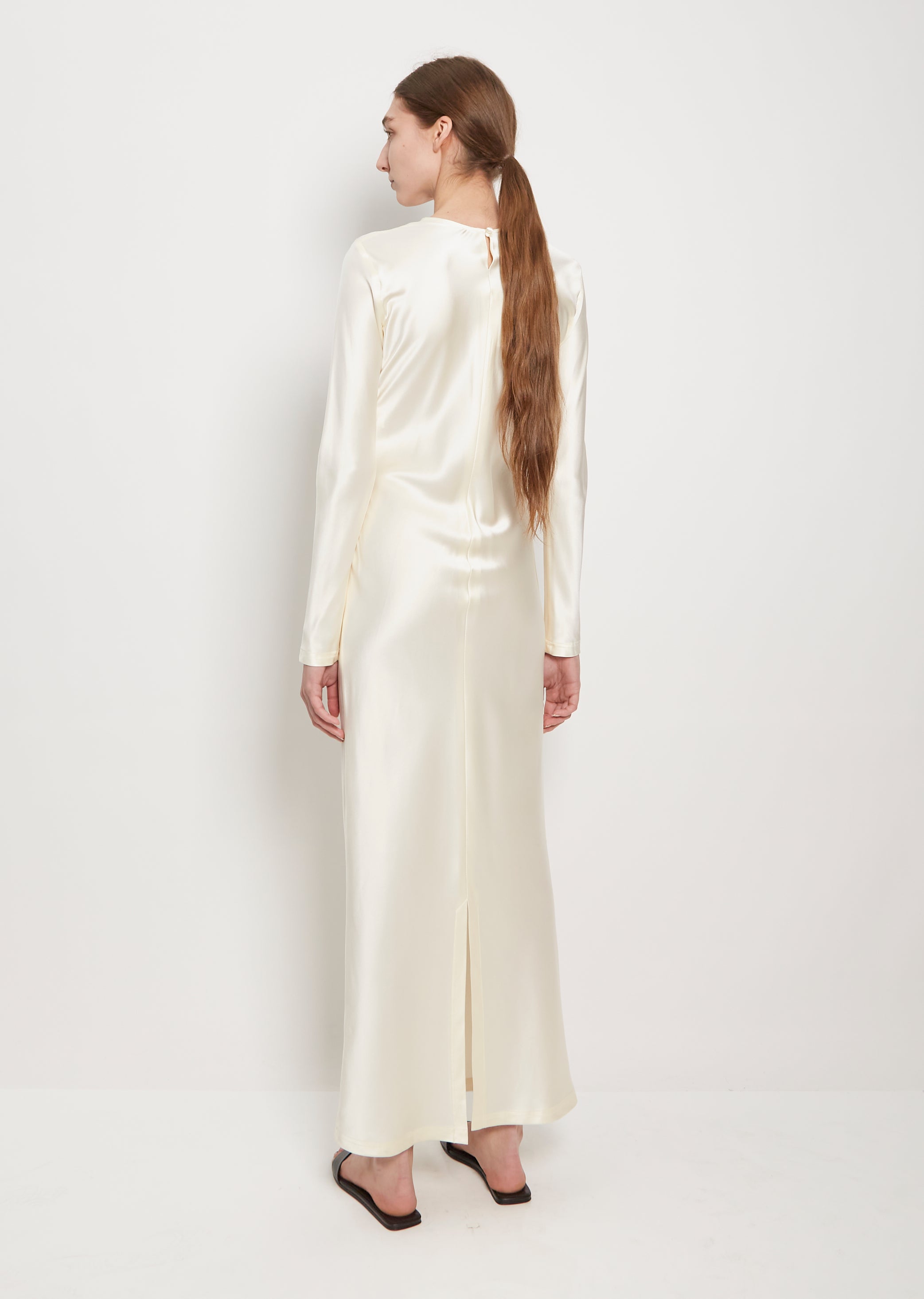 Jacqueline Satin Silk Dress La Garonne Jacqueline Satin Silk Dress La Garonne