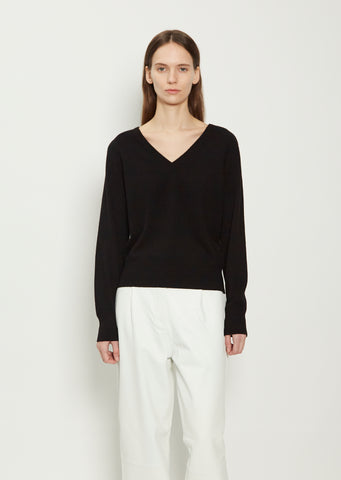 Tarsi Cashmere Sweater — Black