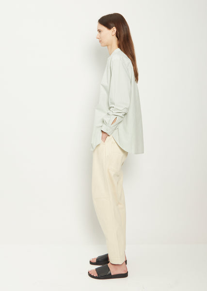 The Botanist Cotton Shirt — Ocean – La Garçonne