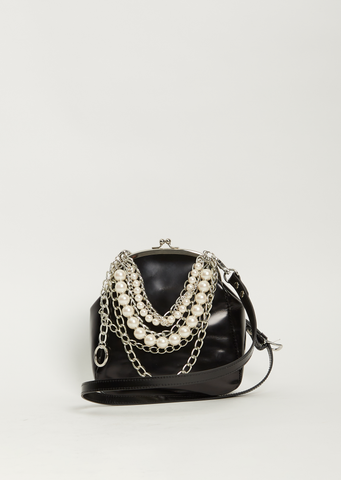 バッグ v Pearl x Chain Clasp Bag – La Garçonne