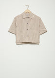 Linen Blend Drop Pocket Shirt