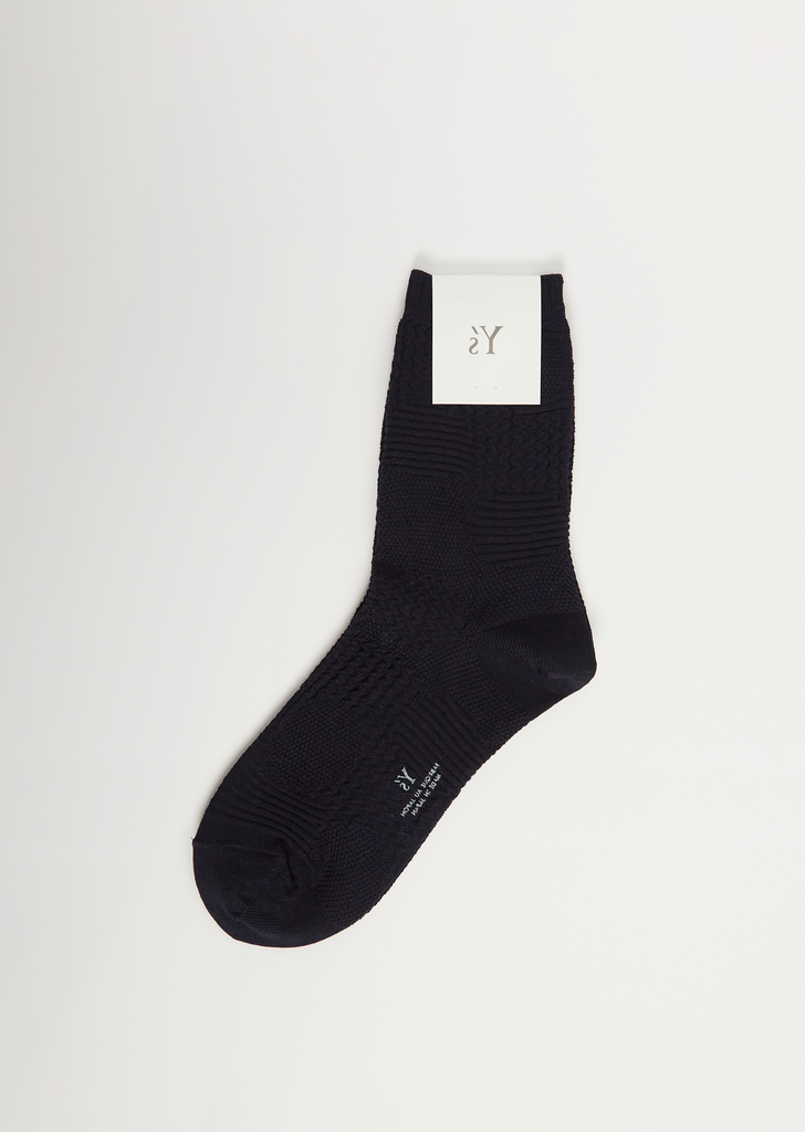 Dot Socks — Navy
