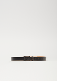 25mm Leather Belt — Black