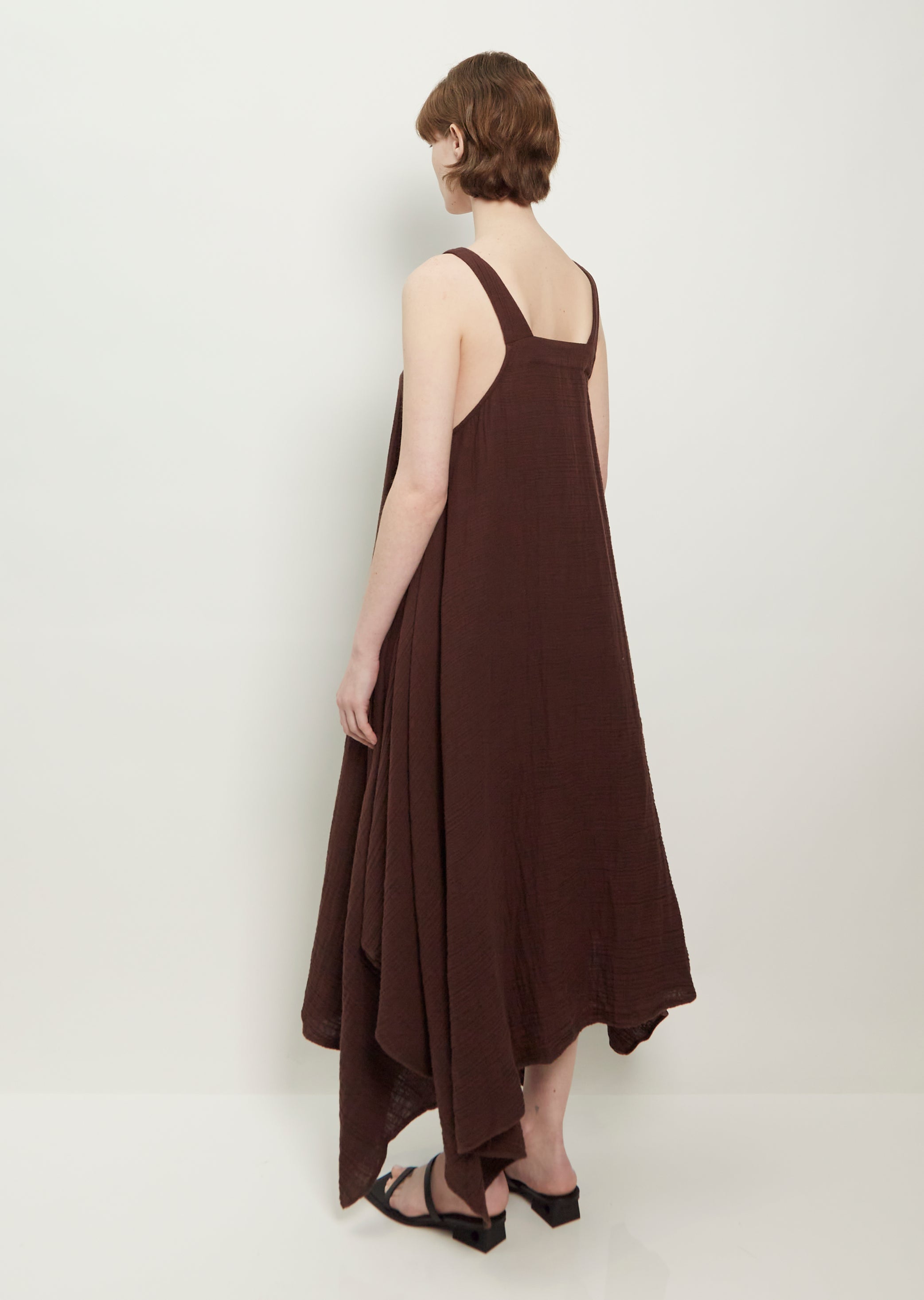 Lulu Double Cloth Cotton Handkerchief Dress La Garonne Lulu Double Cloth Cotton Handkerchief Dress La Garonne
