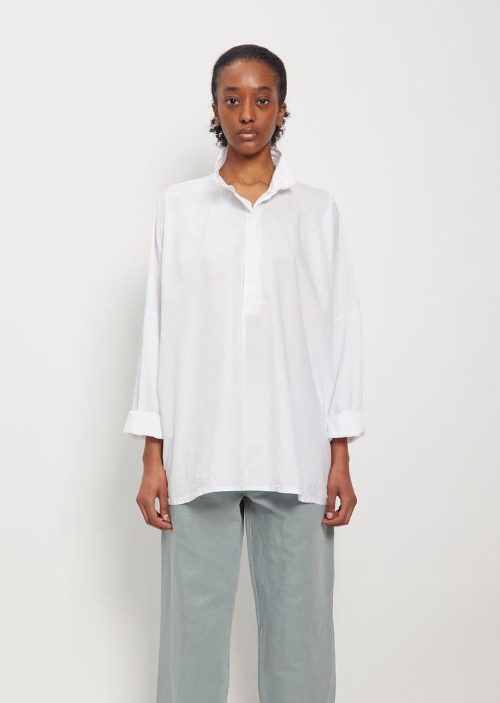 Cacio Cotton Shirt — White