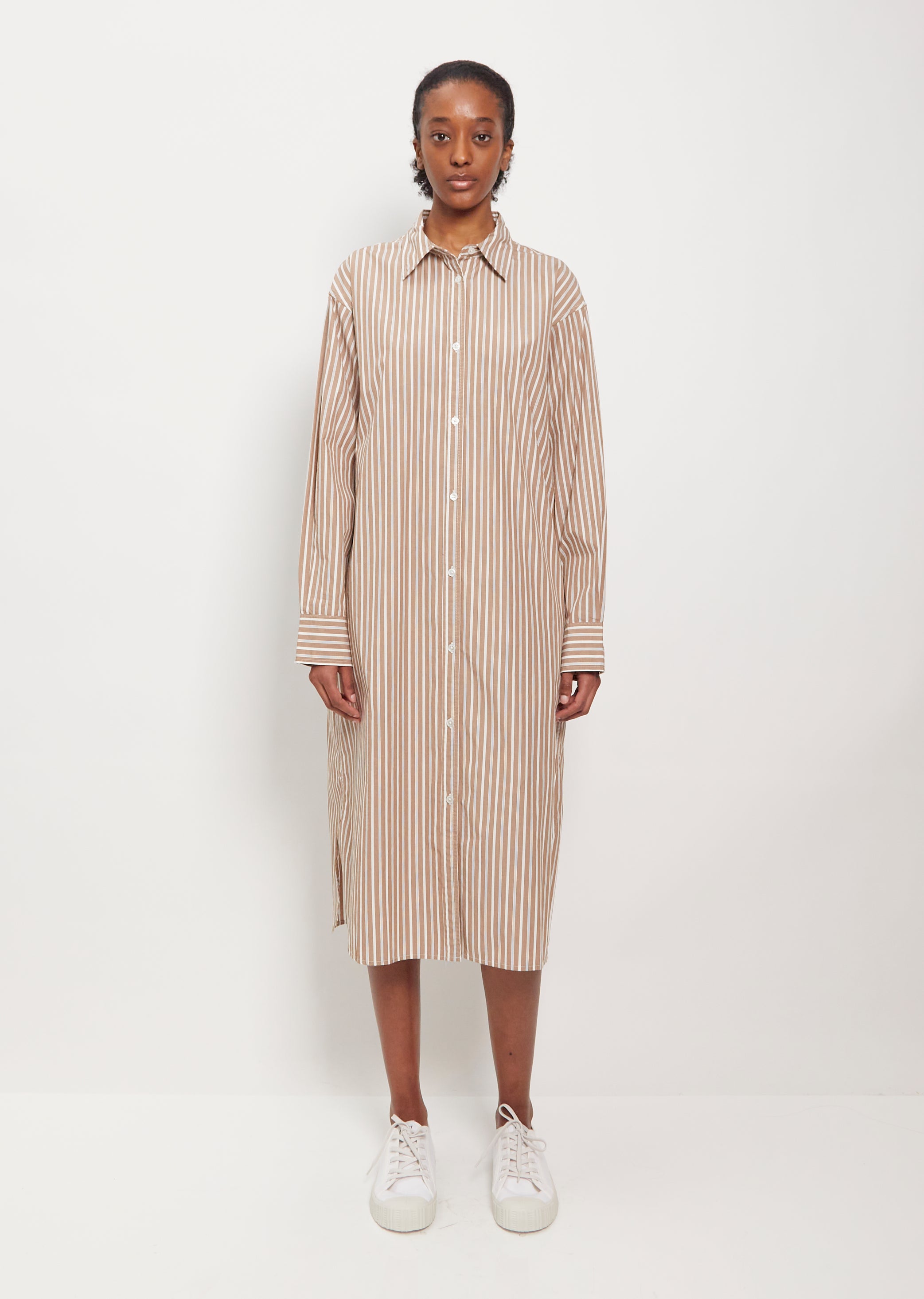 Oversized Cotton Shirt Dress – La Garçonne