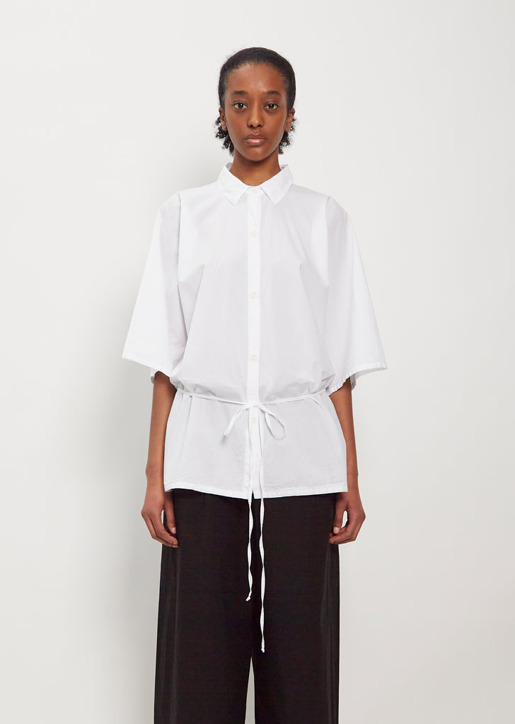 Fiore Cotton Shirt — White