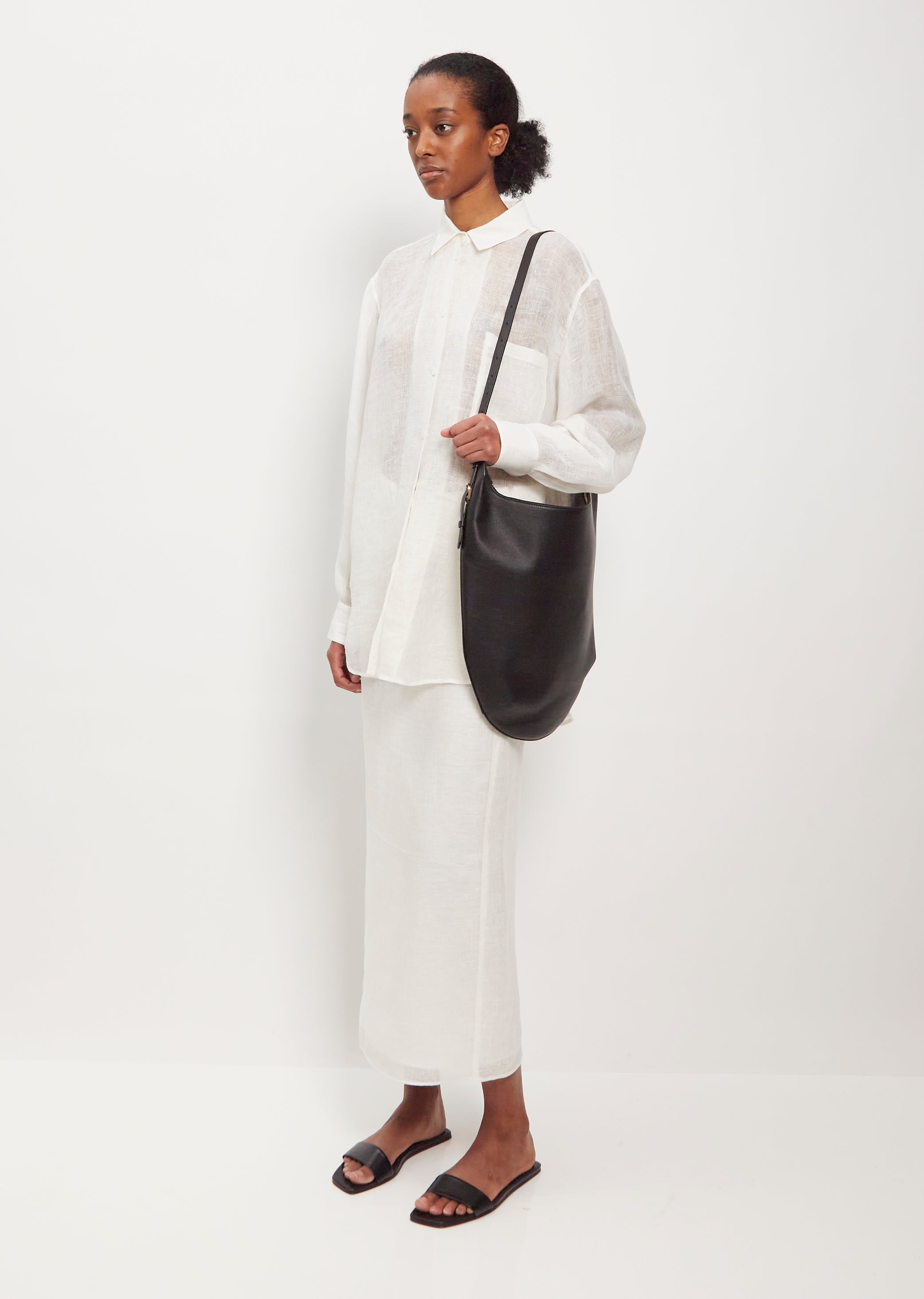 The Row Allie Shoulder Bag in Calf Leather - ShopStyle