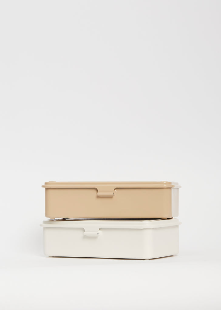 Steel Stackable Storage Box — White