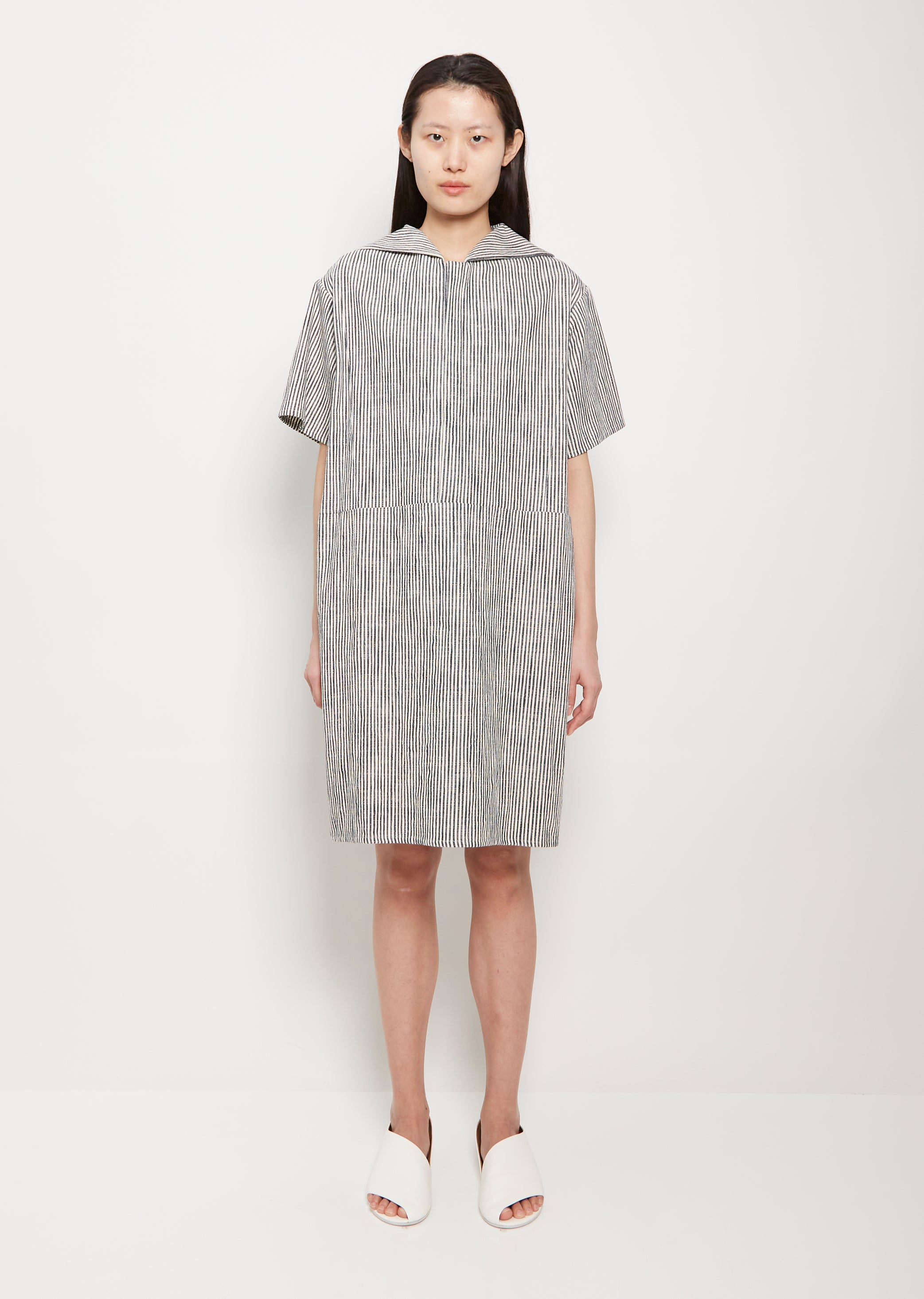The Anchorsmith Cotton Dress Raw Ink La Garonne The Anchorsmith Cotton Dress Raw Ink La Garonne