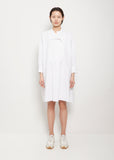 Shelter Organic Cotton Shirt Dress — White