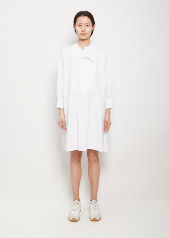 Shelter Organic Cotton Shirt Dress — White