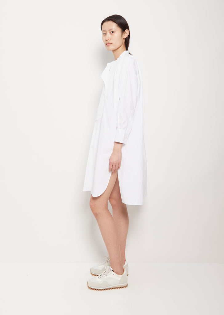 Shelter Organic Cotton Shirt Dress — White