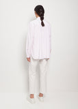 Loose Tyrol Cotton Shirt — Pale Pink