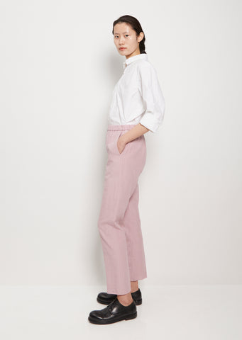 Easy Linen Cotton Pants — Blush Pink