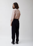 Cashmere Wool Blend Navy Fab Pant