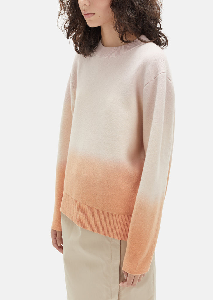 Wool Cashmere Dip Sweater