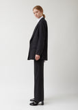 Suiting Tailored Silk-Wool Blend Blazer
