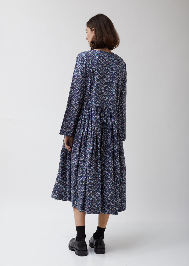 Pasha Rouch Dress in Navy Floral Print