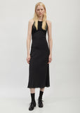 Ribbed Cotton and Silk Tank Dress 