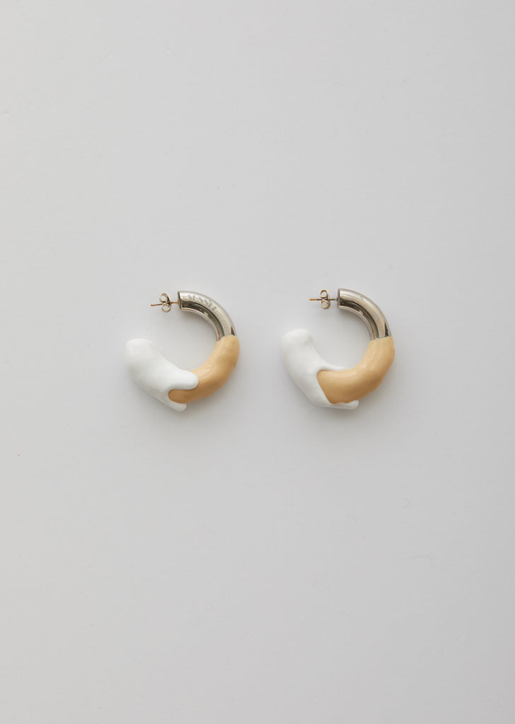 Double Round Earing