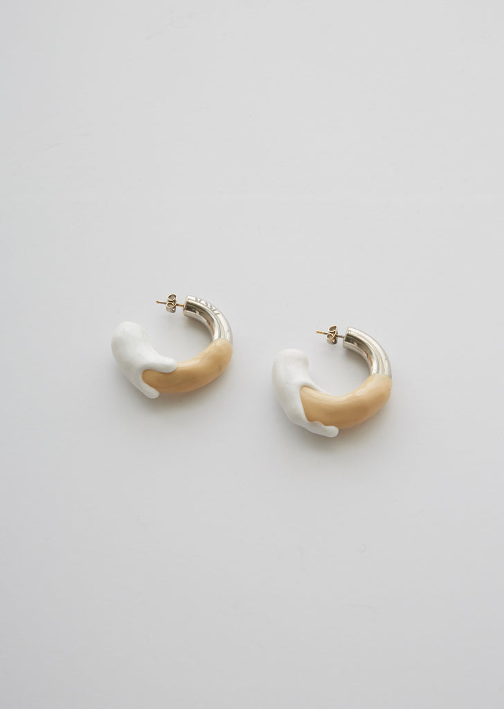 Double Round Earing