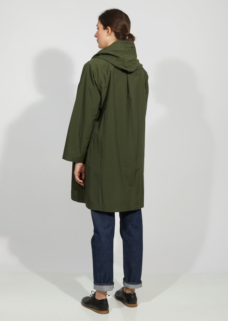 Ladies Nylon Taffetta Hooded Coat