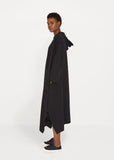 Shadow Print Hooded Dress