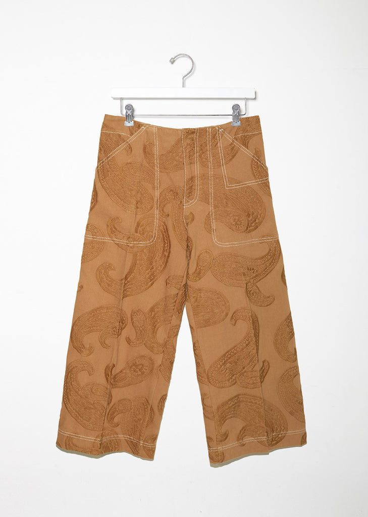 Texel Embroidered Paisley Trousers